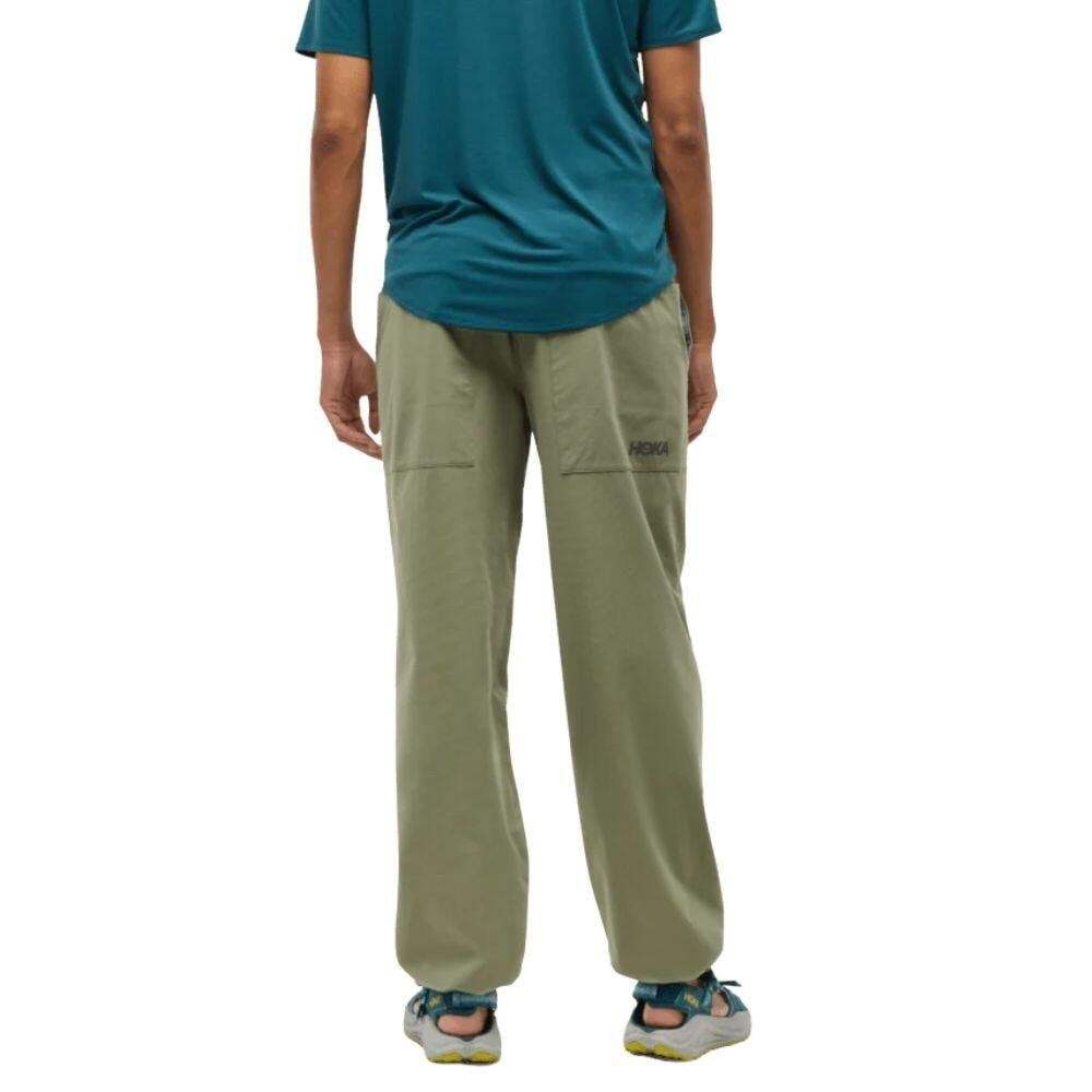 Hoka One One Men XL Woodland Hike Pant Sea Moss Green Water Resistant Pockets